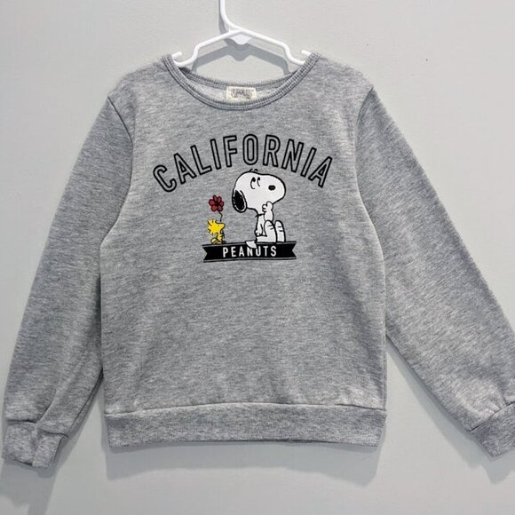 Peanuts Boy's Sweatshirt featuring Snoopy and Woodstock | Boys Size M - Picture 1 of 4